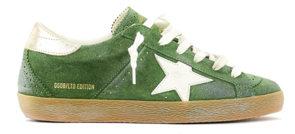 paul warmer GOLDEN GOOSE SUPERSTAR GREEN WHITE