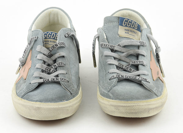 Paul Warmer GOLDEN GOOSE SUPERSTAR GREY BLUE PINK