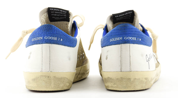 Paul Warmer GOLDEN GOOSE SUPERSTAR OFFWHITE BLUE