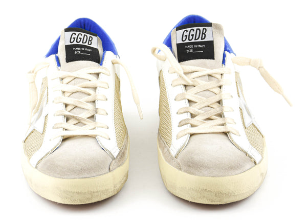 Paul Warmer GOLDEN GOOSE SUPERSTAR OFFWHITE BLUE