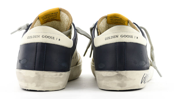 Paul Warmer GOLDEN GOOSE SUPERSTAR WHITE BLUE