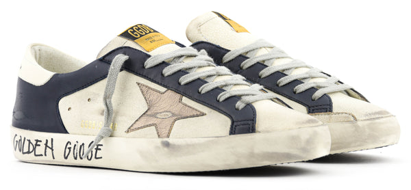 Paul Warmer GOLDEN GOOSE SUPERSTAR WHITE BLUE