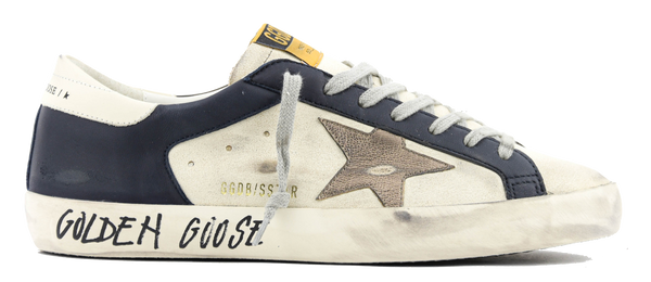 Paul Warmer GOLDEN GOOSE SUPERSTAR WHITE BLUE