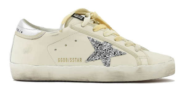 paul warmer GOLDEN GOOSE SUPERSTAR WHITE SILVER