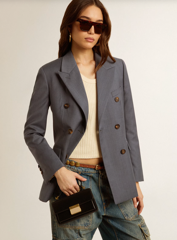 Paul Warmer GOLDEN GOOSE VENEZIA SMALL BAG BLACK