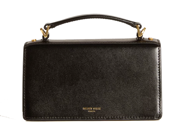 Paul Warmer GOLDEN GOOSE VENEZIA SMALL BAG BLACK