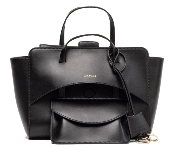 Paul Warmer HIDESINS BAG FLAP M BLACK