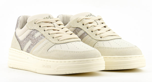 Paul Warmer HOGAN H630 SNEAKER WHITE GLITTER
