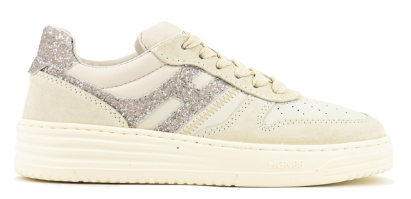 paul warmer HOGAN H630 SNEAKER WHITE GLITTER