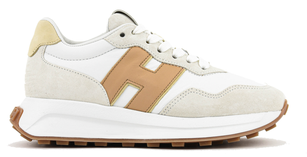 paul warmer HOGAN H641 SNEAKER WHITE CAMEL