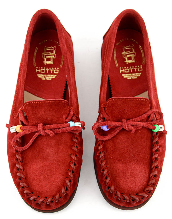 Paul Warmer HOTTO BESPOKE MOCCASINE ROSSO