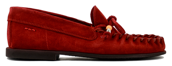 paul warmer HOTTO BESPOKE MOCCASINE ROSSO