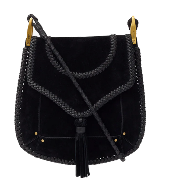 paul warmer ISABEL MARANT ANAHI SHOULDER BAG BLACK