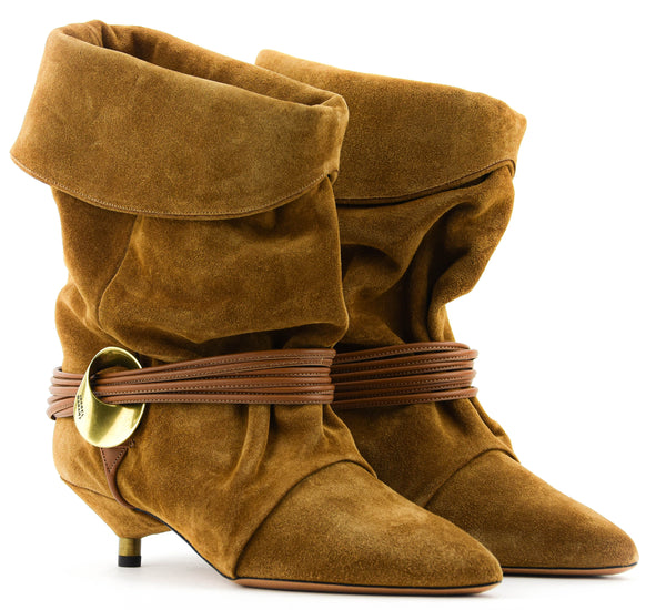 Paul Warmer ISABEL MARANT EDRIKA BOOTS COGNAC
