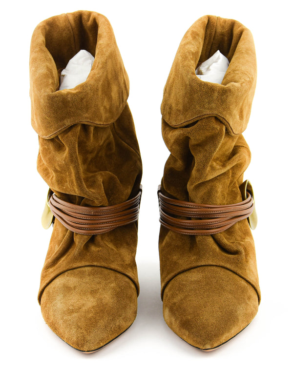 Paul Warmer ISABEL MARANT EDRIKA BOOTS COGNAC