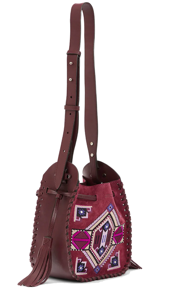 Paul Warmer ISABEL MARANT SILAO MINI BAG RASPBERRY