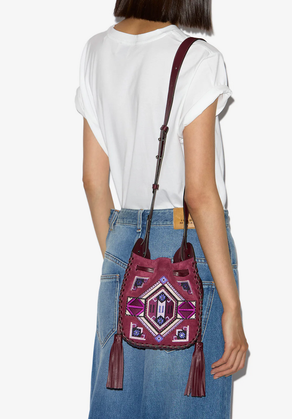 Paul Warmer ISABEL MARANT SILAO MINI BAG RASPBERRY