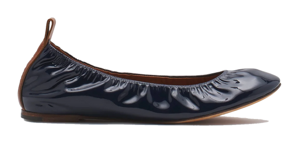 paul warmer LANVIN BALLERINA BLUE NAVY