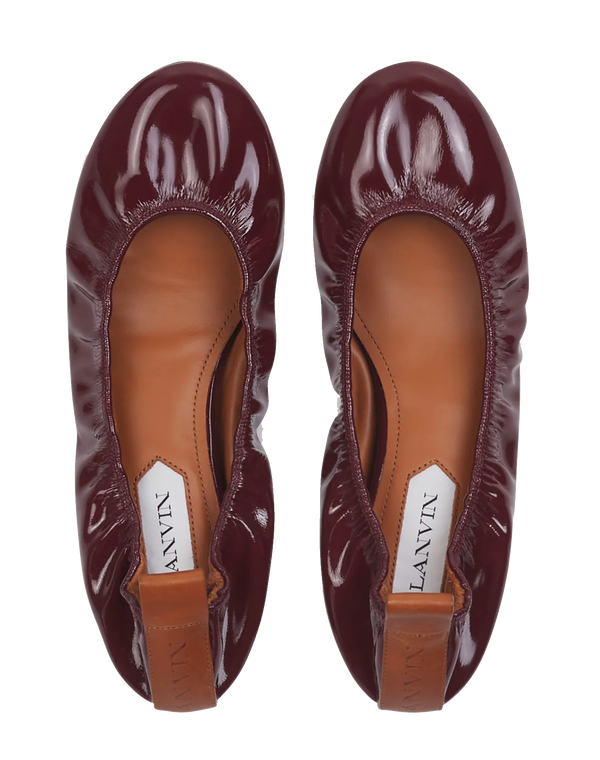 Paul Warmer LANVIN BALLERINA BORDEAUX