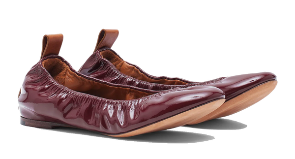 Paul Warmer LANVIN BALLERINA BORDEAUX