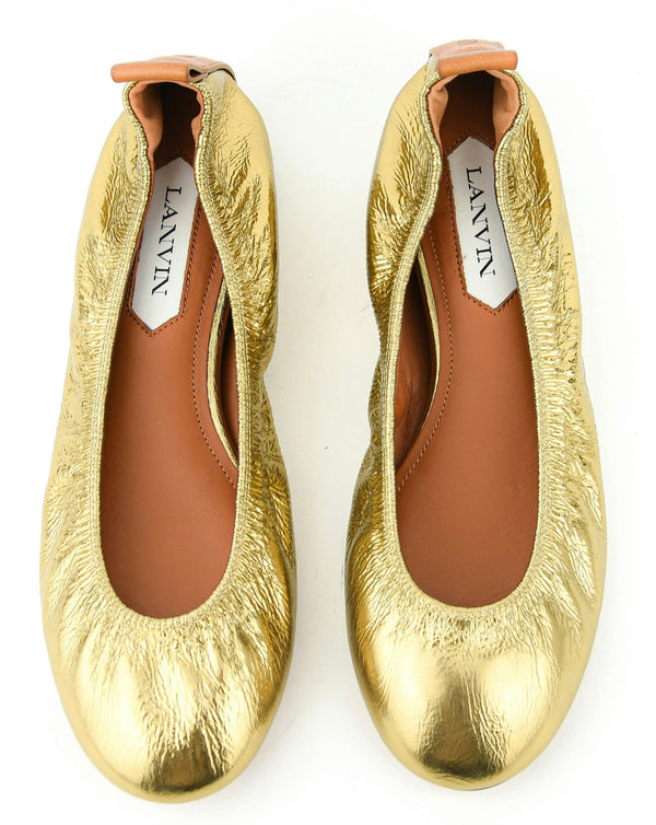 Paul Warmer LANVIN BALLERINA GOLD