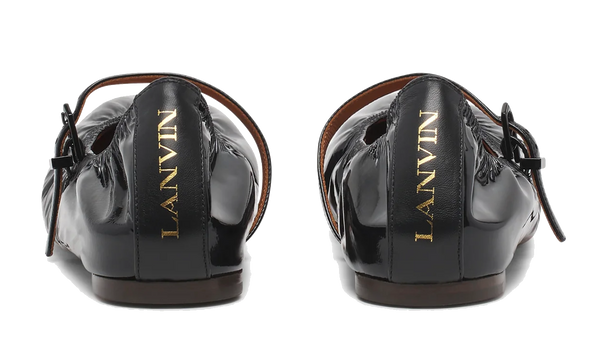 Paul Warmer LANVIN BALLERINA STRAP BLACK