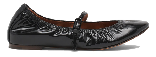 Paul Warmer LANVIN BALLERINA STRAP BLACK