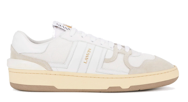 paul warmer LANVIN CLAY MESH SNEAKER WHITE