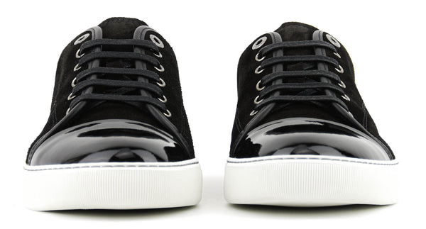 Paul Warmer LANVIN DBB1 BLACK SUEDE /PATENT