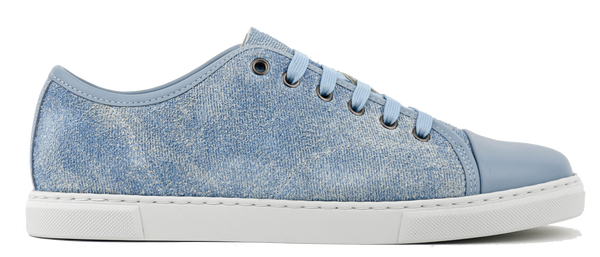 paul warmer LANVIN DBB1 SNEAKER BLUE DENIM