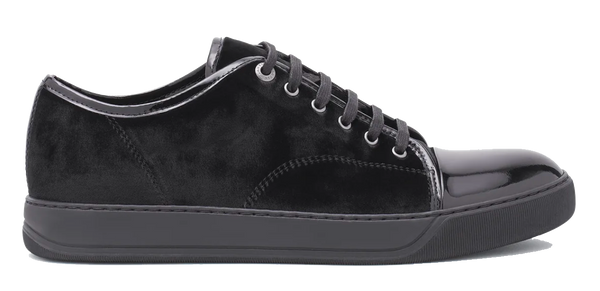 paul warmer LANVIN DBB1 SNEAKER VELVET BLACK