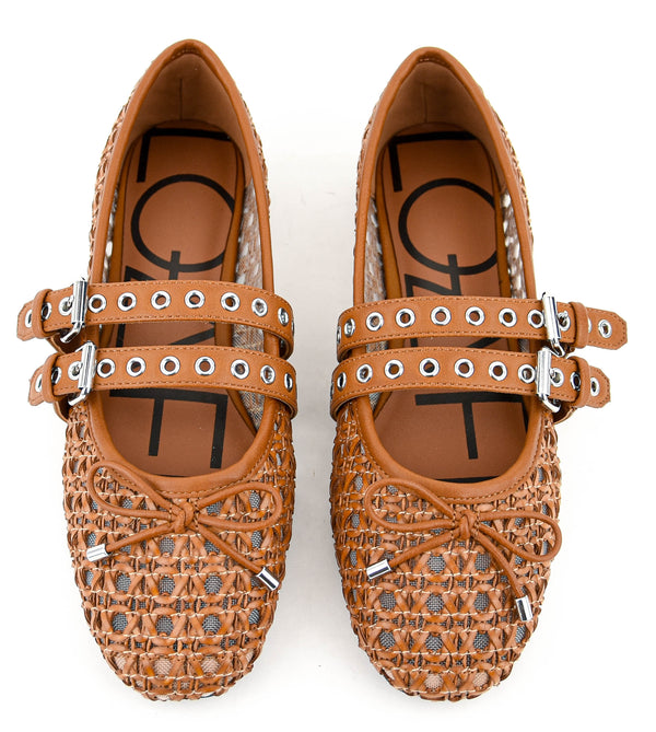 Paul Warmer LOAFER ANNA BALLERINA COGNAC