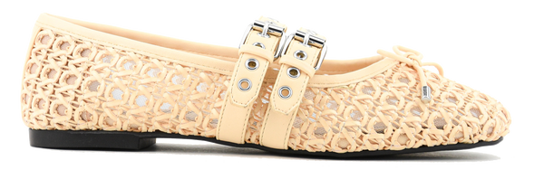 paul warmer LOAFER ANNA BALLERINA NUDE