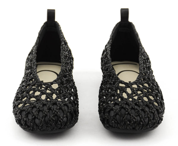 Paul Warmer LOAFER BRAIDED BALLERINA BLACK