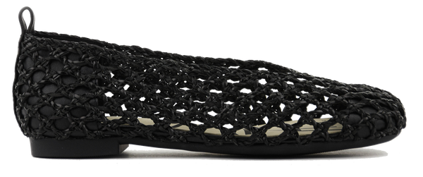 Paul Warmer LOAFER BRAIDED BALLERINA BLACK
