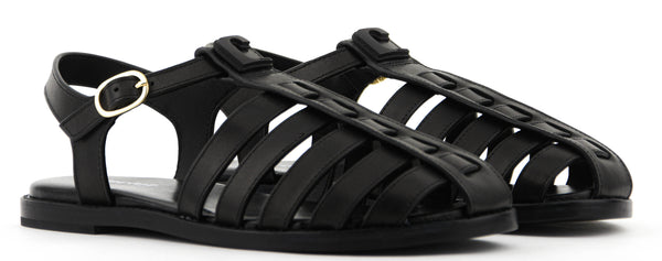 Paul Warmer LOLA CRUZ DEVON FLATS BLACK
