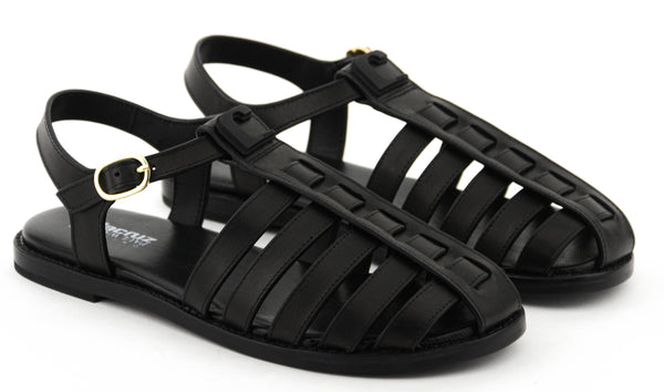 Paul Warmer LOLA CRUZ DEVON FLATS BLACK