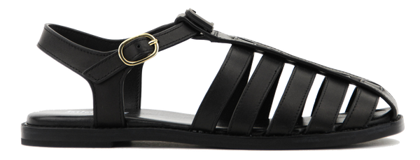 Paul Warmer LOLA CRUZ DEVON FLATS BLACK