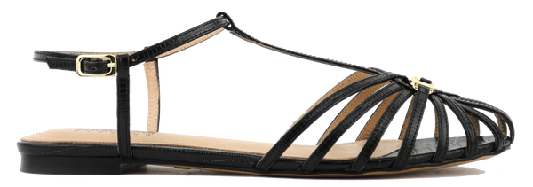 paul warmer LOLA CRUZ TANGO FLATS BLACK