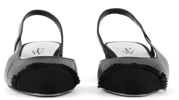Paul Warmer PAUL WARMER LOULOU SLINGBACK BALLERINA BLACK