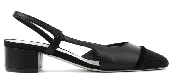 paul warmer PAUL WARMER LOULOU SLINGBACK BALLERINA BLACK