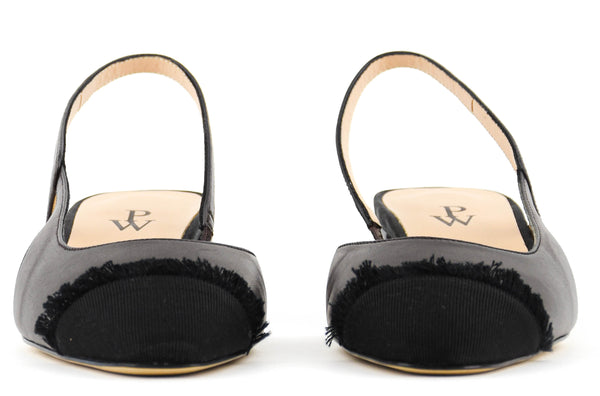 Paul Warmer PAUL WARMER LOULOU SLINGBACK BALLERINA DARK BROWN