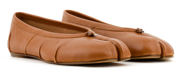 Paul Warmer MAISON MARGIELA TABI BALLERINA COGNAQ