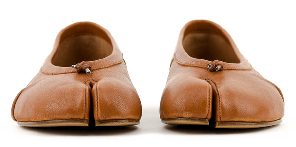 Paul Warmer MAISON MARGIELA TABI BALLERINA COGNAQ