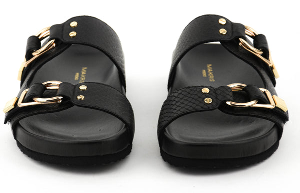 Paul Warmer MAKRIS BIRK BLACK SNAKE