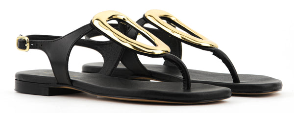 Paul Warmer MAKRIS POSH SANDAL BLACK