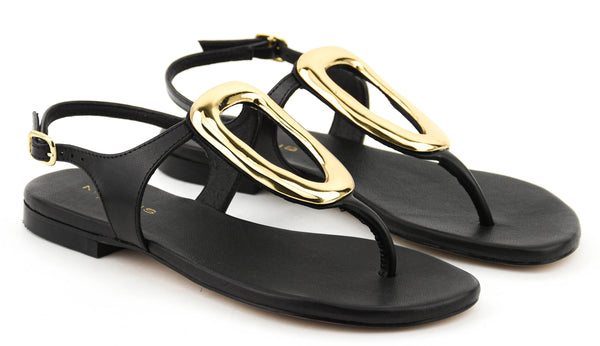Paul Warmer MAKRIS POSH SANDAL BLACK