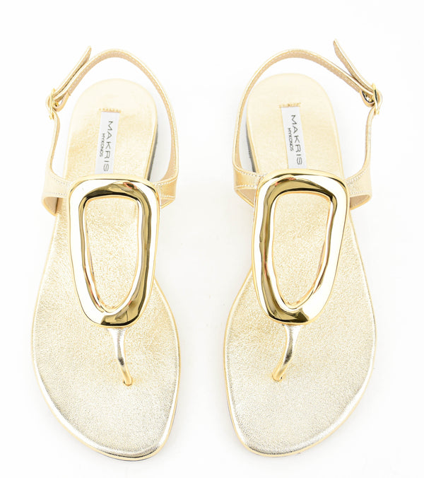 Paul Warmer MAKRIS POSH SANDAL GOLD