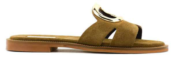 paul warmer MAKRIS POSH SLIDE TAUPE