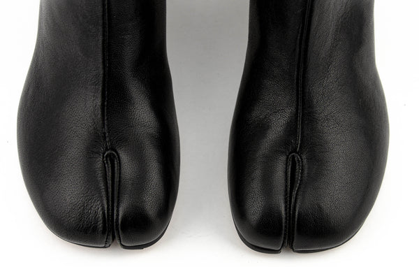 Paul Warmer MARGIELA TABI ANKLE BOOTS BLACK